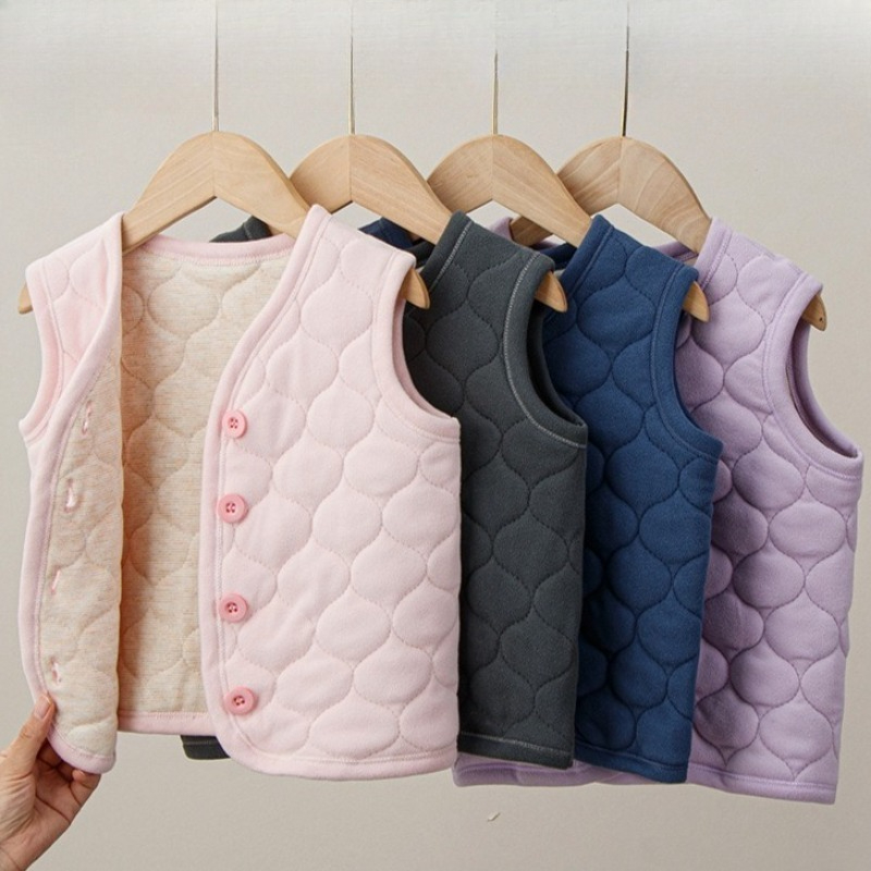 Winter Clothing For Babies - Children's Vest Autumn Winter Boys Girls