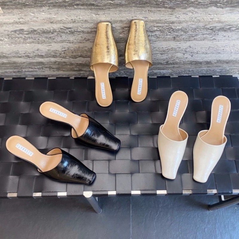 Winter Clothing Ladies - New Style Square Toe Slippers Women