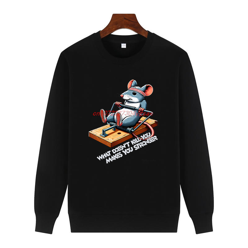 Funny Mouse Printed Sweater Wh - огляд і ціна Winter Clothes Shop