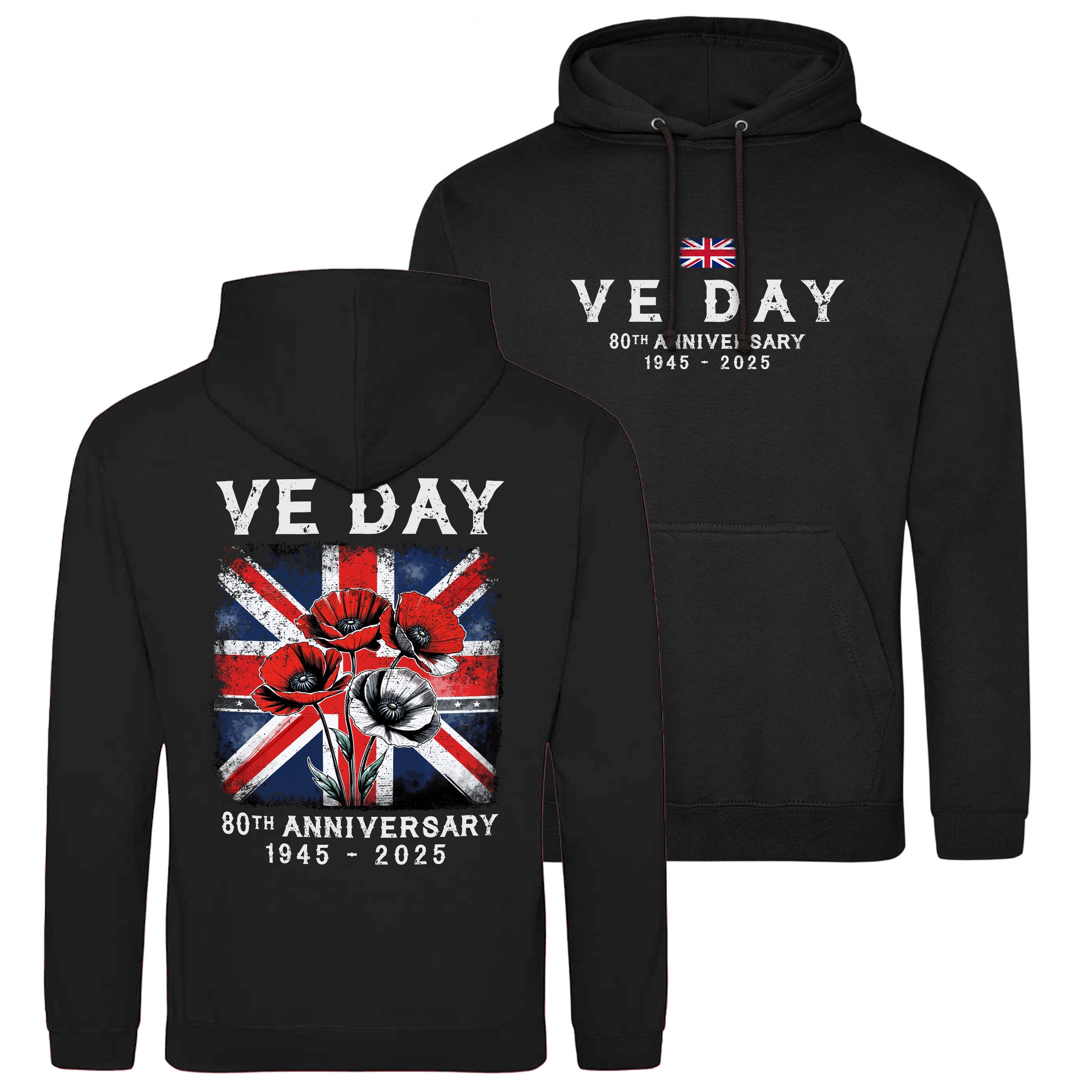 VE Day Union Jack Hoodies Men' - огляд і ціна Jack Winter Clothing