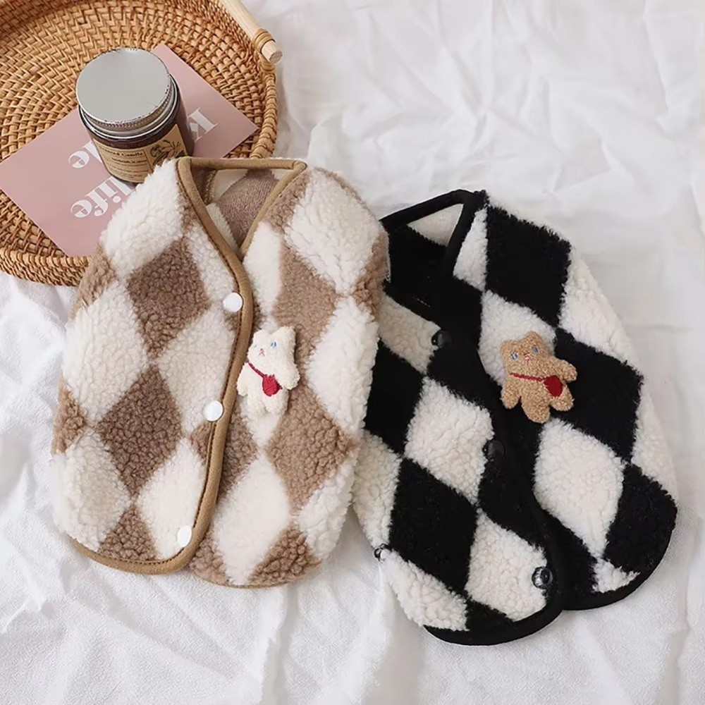 Fashion Plaid Fleece Pet Puppy - огляд і ціна Jack Winter Clothing