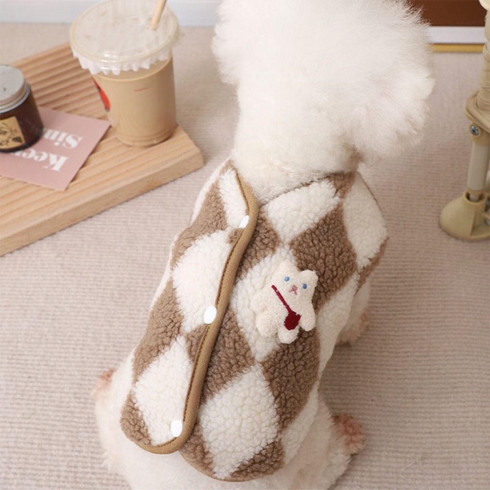 Fashion Plaid Fleece Pet Puppy - огляд і ціна Jack Winter Clothing