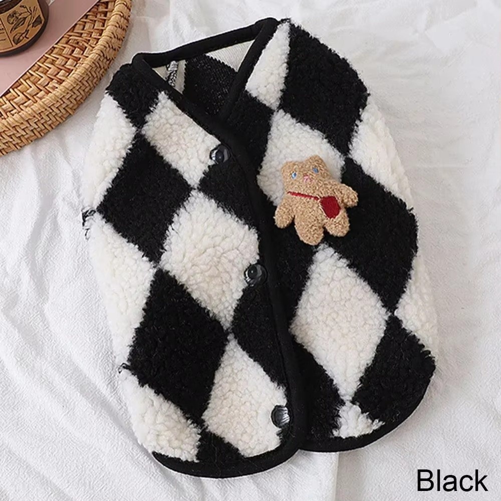 Fashion Plaid Fleece Pet Puppy - огляд і ціна Jack Winter Clothing
