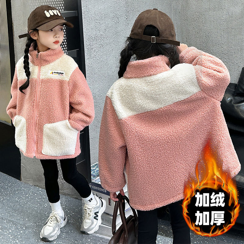 Girls' Lamb Wool Jackets Autum - огляд і ціна Winter Clothing For Kids
