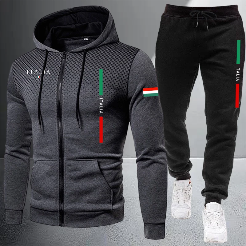 Men's Tracksuit Casual Zip Hoo - огляд і ціна Winter Clothing Gear
