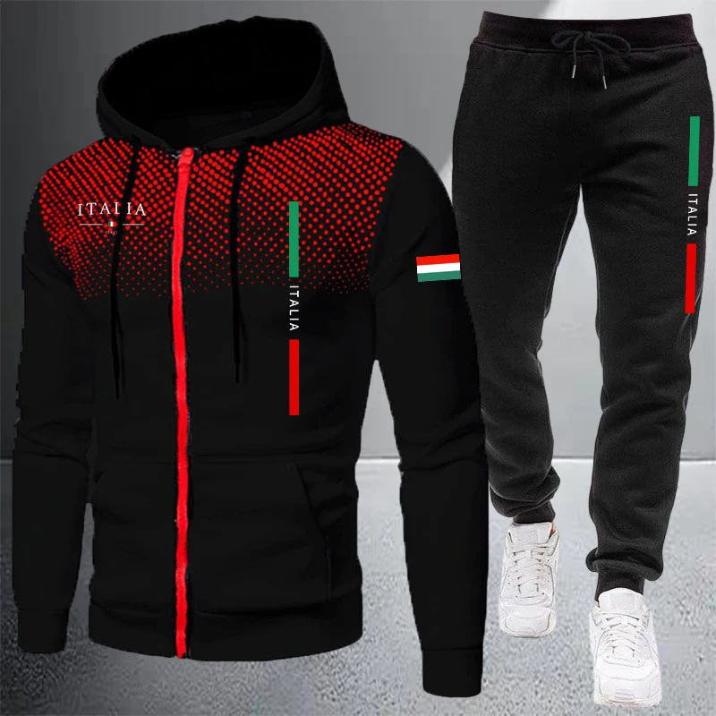 Men's Tracksuit Casual Zip Hoo - огляд і ціна Winter Clothing Gear