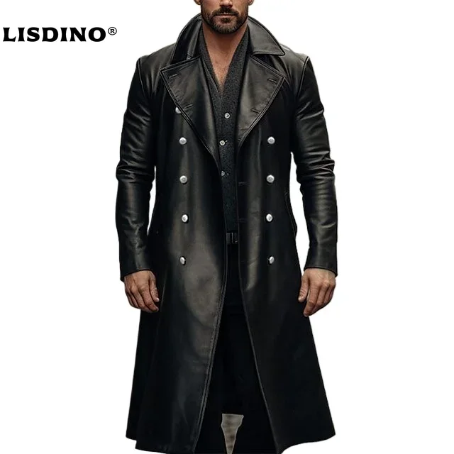Leather Jacket Men Winter Flee - огляд і ціна Winter Clothing Gear