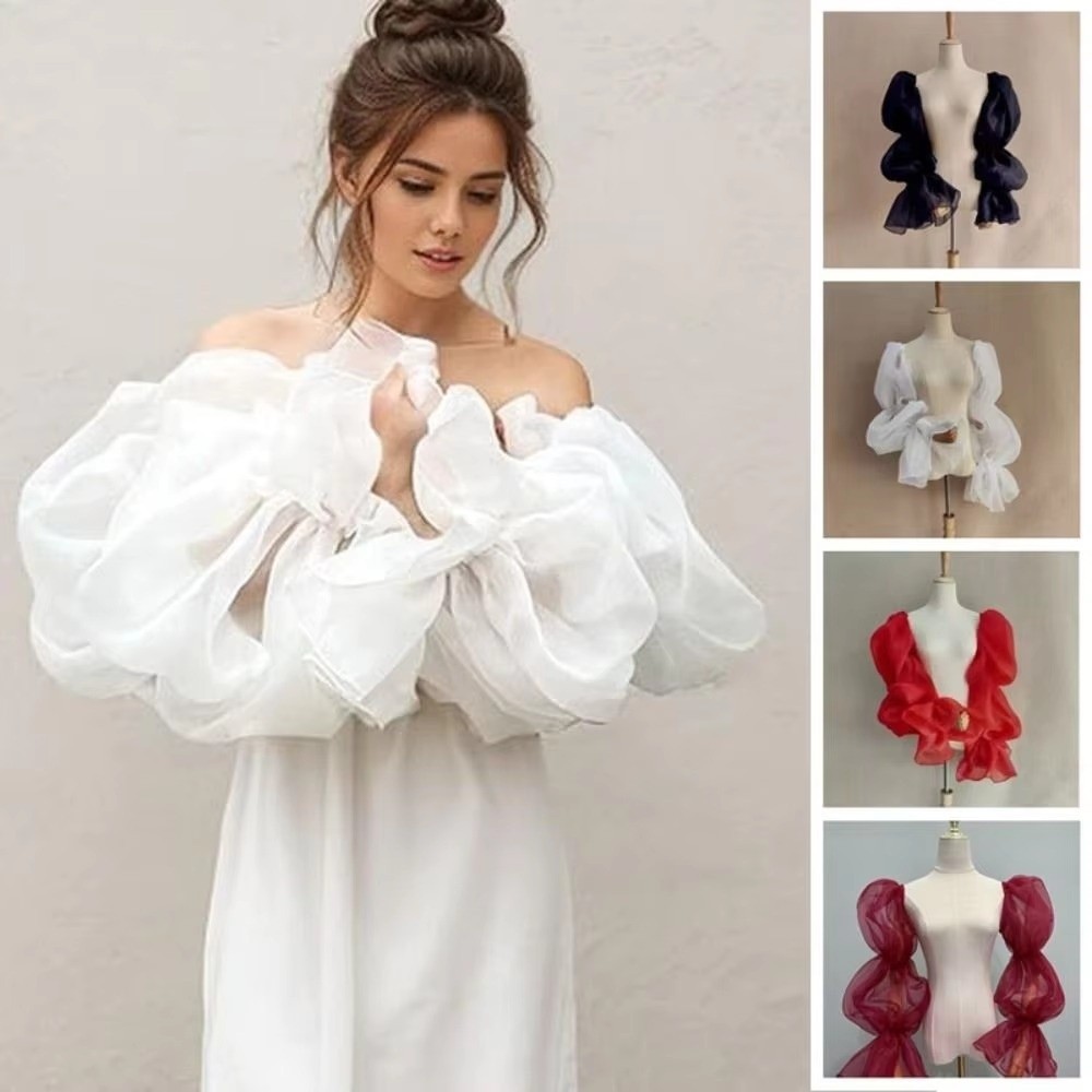 Elegant Puffy Wedding Arm Slee - огляд і ціна Winter Clothing Ladies