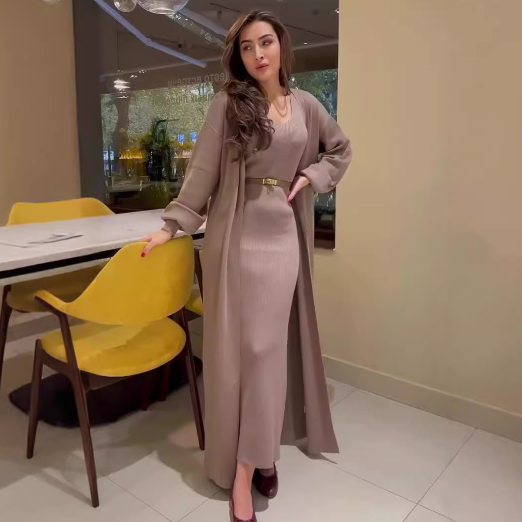 Women Knitted Dress Suit Cardi - огляд і ціна Winter Clothing Gear