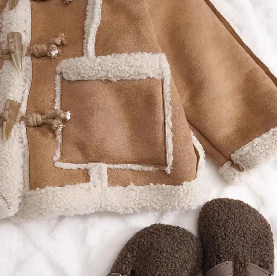 Khaki/Pink Girls Boys Winter F - огляд і ціна Winter Clothing For Kids