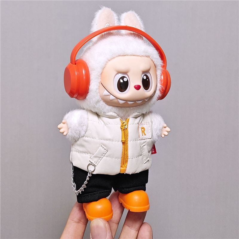 For 15 17cm Labubu Doll Solid  - огляд і ціна Winter Clothing For Babies