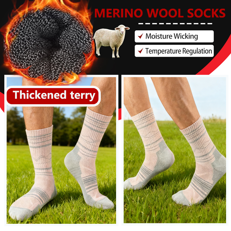 MuqiNush 1/2 Pairs Merino Wool - огляд і ціна Thermal Sock Merino