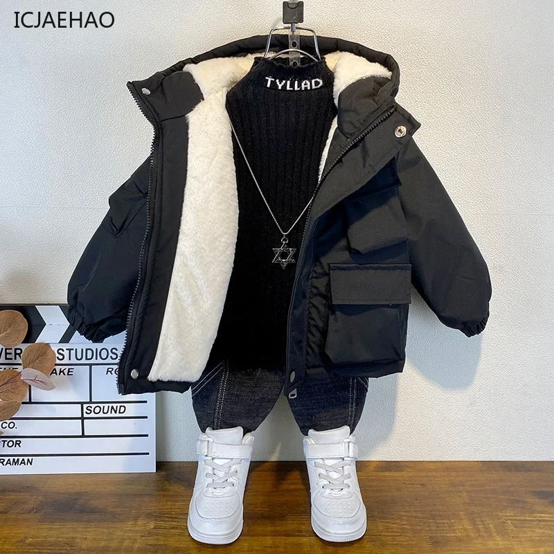 2025 Kids Zipper Hooded Outerw - огляд і ціна Jack Winter Clothing