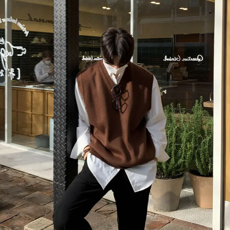 Plain Sleeveless Knitted Sweat - огляд і ціна Winter Clothes Shop
