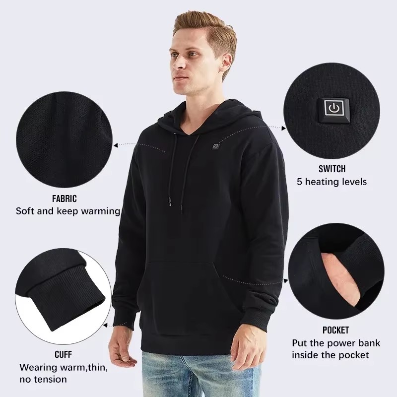 Women USB Heating Hoodies Men  - огляд і ціна Winter Clothing Gear