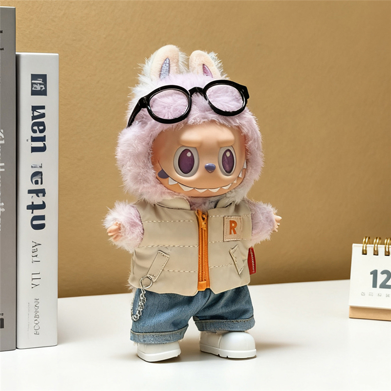 For 15 17cm Labubu Doll Solid  - огляд і ціна Winter Clothing For Babies