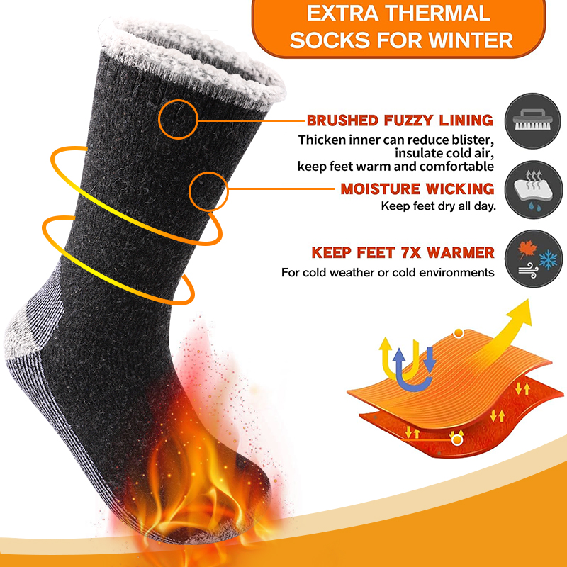 1 Pair Mens Merino Wool Warm S - огляд і ціна Thermal Sock Merino