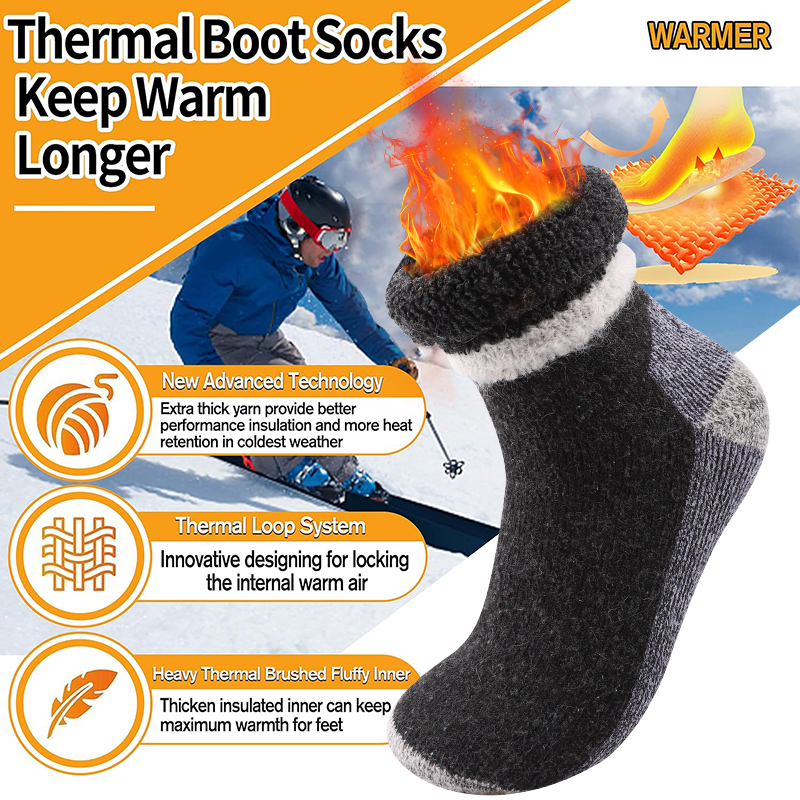 1 Pair Mens Merino Wool Warm S - огляд і ціна Thermal Sock Merino