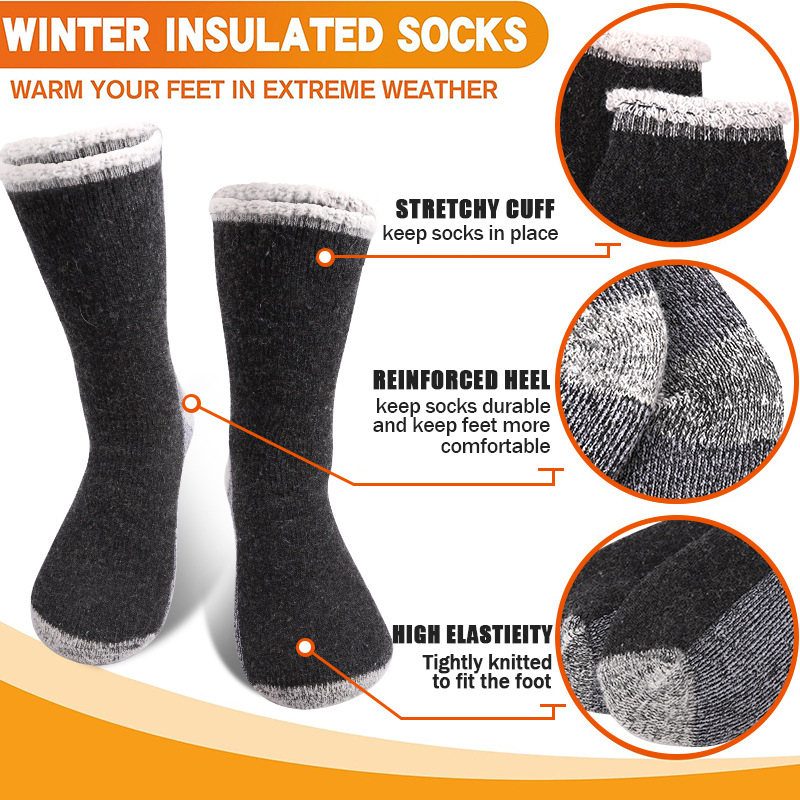 1 Pair Mens Merino Wool Warm S - огляд і ціна Thermal Sock Merino
