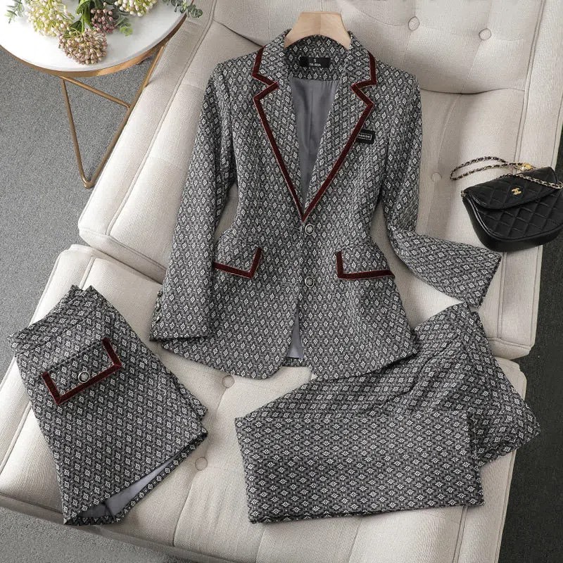 Women Elegant Office Pant Suit - огляд і ціна Jack Winter Clothing